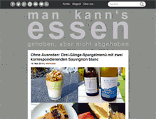 Tablet Screenshot of mankannsessen.de